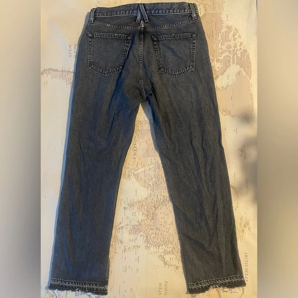 SLVRLAKE Rider Break Down Split
Hem Jeans Straight Leg Black Denim Size 31 - Picture 4 of 16